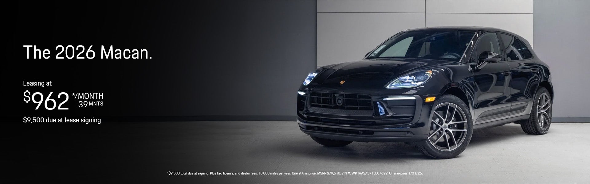 2026 Macan Lease Banner