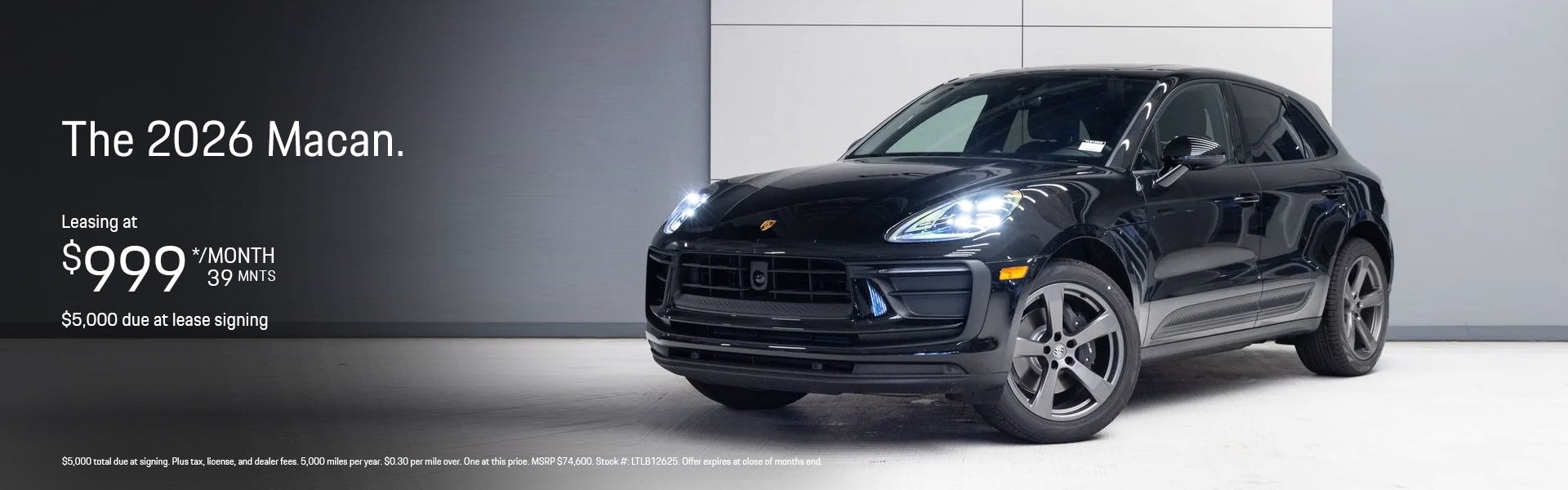 2026 Macan Lease Special