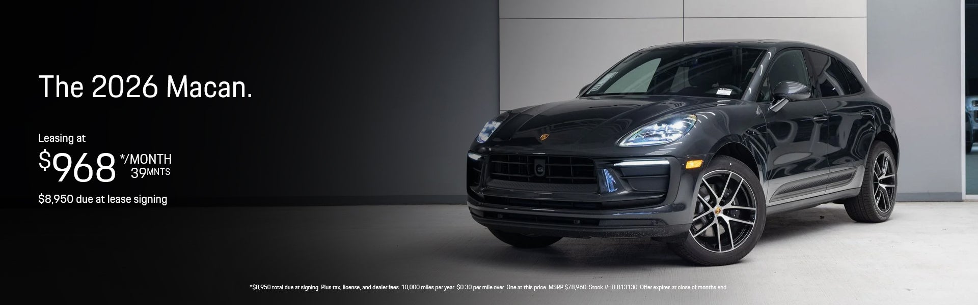2026 Macan Lease Banner