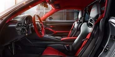  Porsche 911 GT2 RS Interior Red and Black Seats Sugar Land TX
