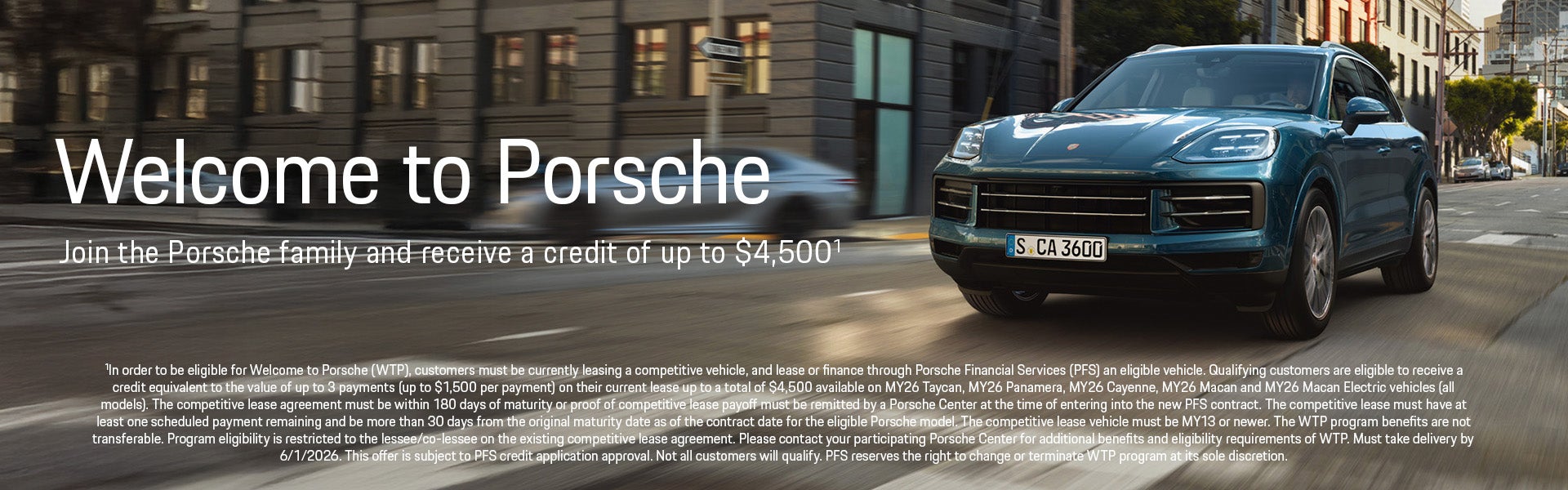 Welcome to Porsche